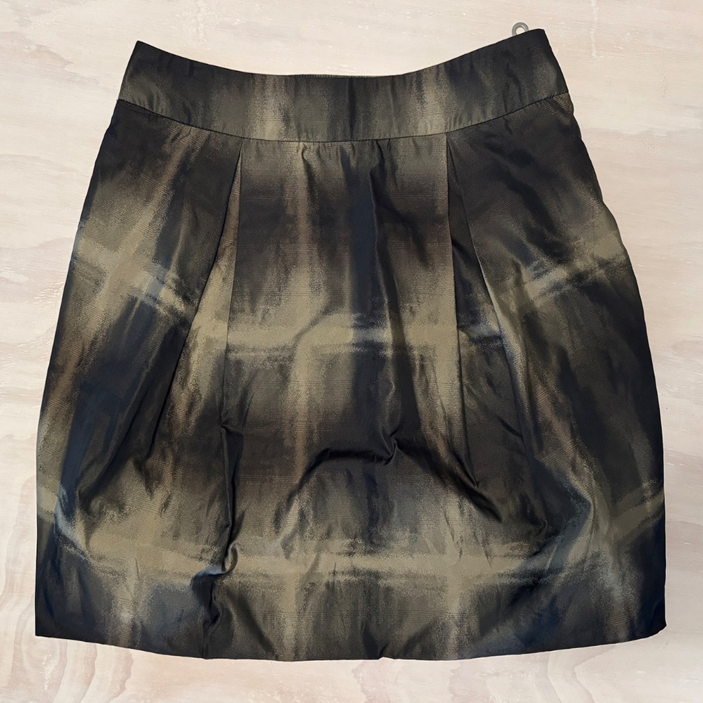 LAMB bubble skirt by Gwen Stefani Fall 2007 RARE black & gold Medium mid-thigh